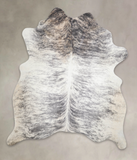 Grey Brindle Cowhide Rug #A23365