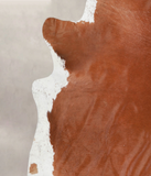Solid Brown Cowhide Rug #A23398