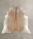 Grey with Beige Cowhide Rug #A23404