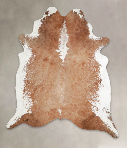 Brown and White Regular Cowhide Rug #A23415