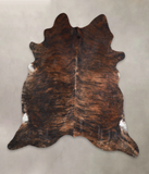 Dark Brindle Cowhide Rug #A23450