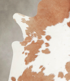 Beige and White Cowhide Rug #A23500