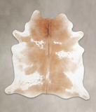 Beige and White Cowhide Rug #A23501