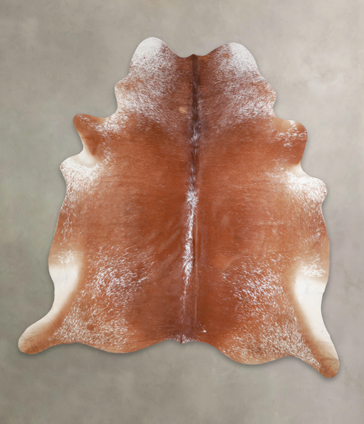 Salt and Pepper Brown Cowhide Rug #A23518
