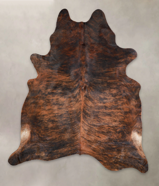 Dark Brindle Cowhide Rug #A23540