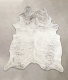 Grey Brindle Cowhide Rug #A23555