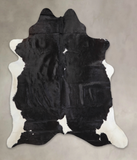 Black and White Cowhide Rug #A23576