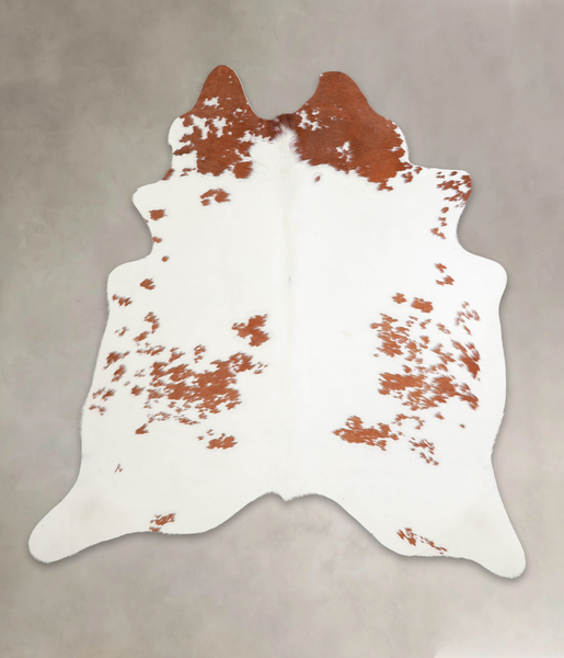 Brown and White Cowhide Rug #A23622