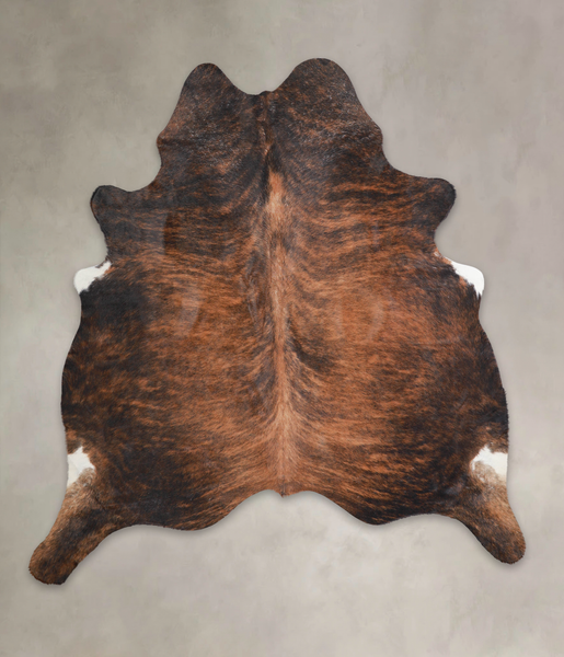 Dark Brindle Cowhide Rug #A23655