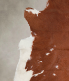 Brown and White Cowhide Rug #A23656