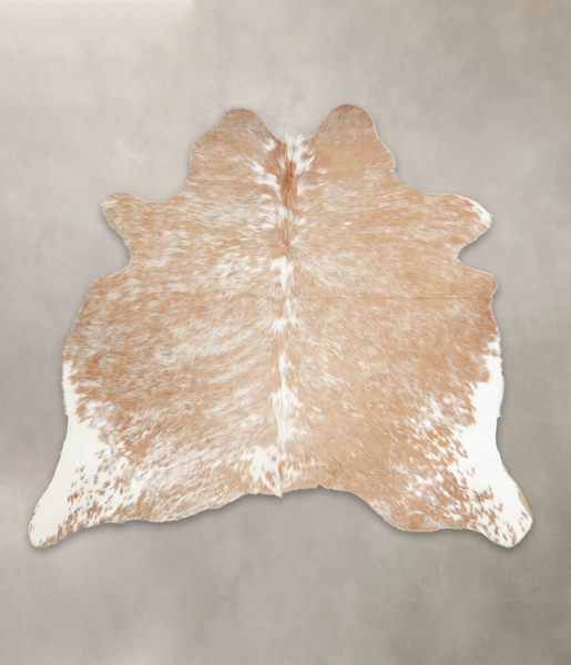 Beige and White Cowhide Rug #A23658