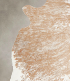 Beige and White Cowhide Rug #A23658