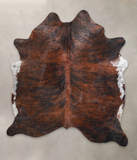 Dark Brindle Cowhide Rug #A23686