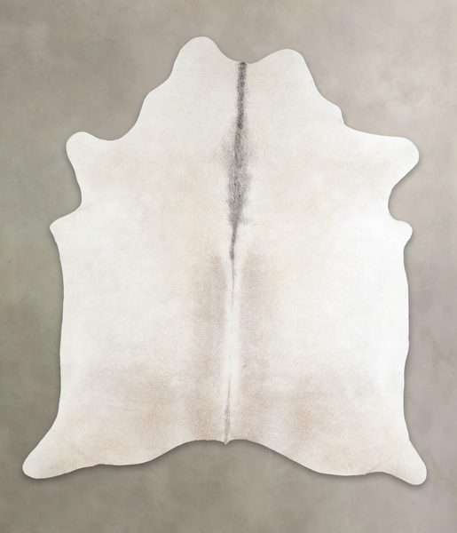 Grey with Beige Cowhide Rug #A23752