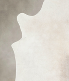 Grey with Beige Cowhide Rug #A23752