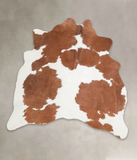 Brown and White Cowhide Rug #A23774