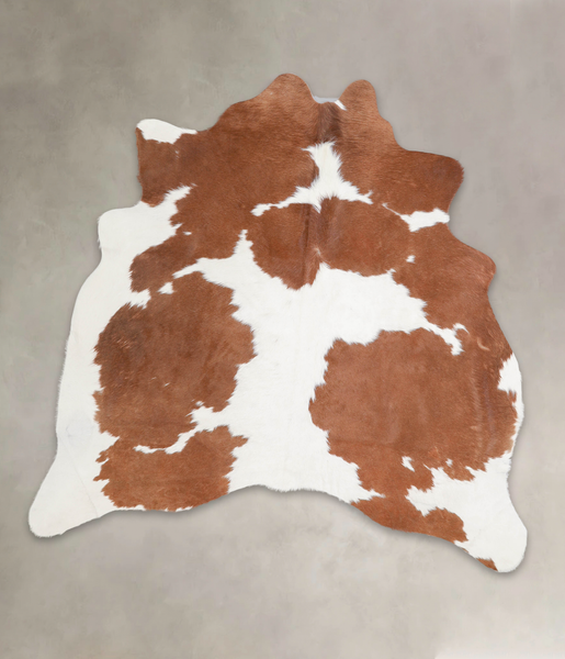 Brown and White Cowhide Rug #A23774
