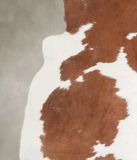 Brown and White Cowhide Rug #A23774
