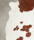 Brown and White Cowhide Rug #A23775