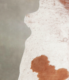 Brown and White Cowhide Rug #A23776