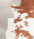 Brown and White Cowhide Rug #A23777