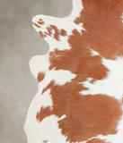 Brown and White Cowhide Rug #A23778