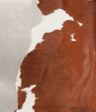 Brown and White Cowhide Rug #A23786