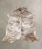 Grey Brindle Cowhide Rug #A23870
