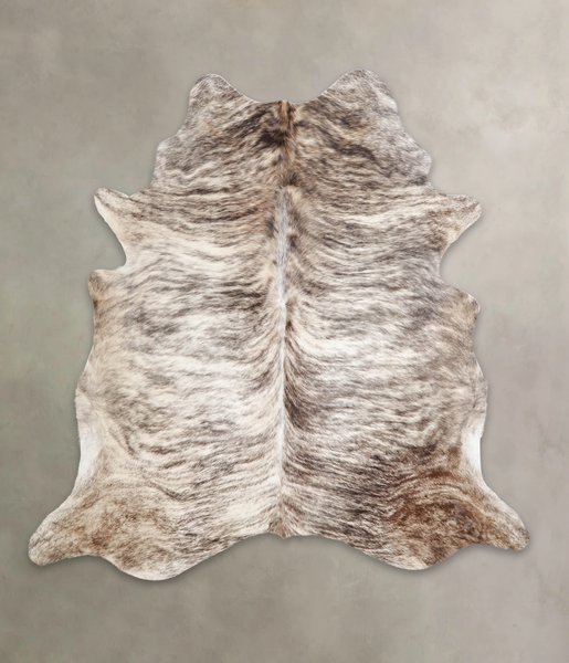 Grey Brindle Cowhide Rug #A23870