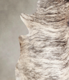 Grey Brindle Cowhide Rug #A23870