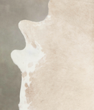 Beige and White Cowhide Rug #A23923
