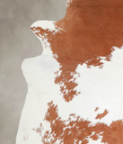 Brown and White Cowhide Rug #A23933