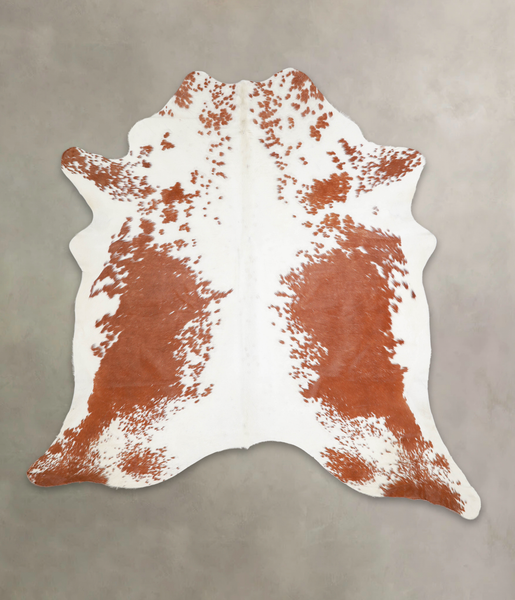 Brown and White Cowhide Rug #A23936