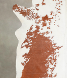 Brown and White Cowhide Rug #A23936