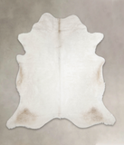 Solid White Cowhide Rug #A23949