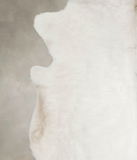 Solid White Cowhide Rug #A23949