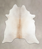 Grey with Beige Cowhide Rug #A23956