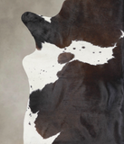 Chocolate and White Cowhide Rug #A23961