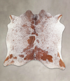 Salt and Pepper Brown Cowhide Rug #A23980