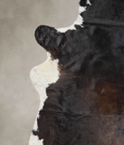 Chocolate and White Cowhide Rug #A23999