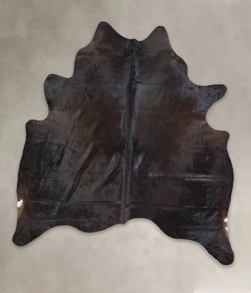 Solid Black Cowhide Rug #A24074