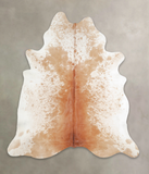 Salt and Pepper Brown Cowhide Rug #A24099