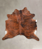 Medium Brindle Cowhide Rug #A24141