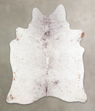 Salt and Pepper Brown Cowhide Rug #A24168
