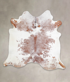 Brown and White Cowhide Rug #A24182