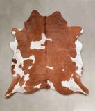 Brown and White Cowhide Rug #A24183