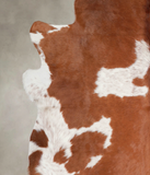 Brown and White Cowhide Rug #A24183