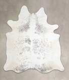 Salt and Pepper Black Cowhide Rug #A24201