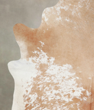Beige and White Cowhide Rug #A24271