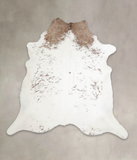 Salt and Pepper Brown Cowhide Rug #A24298